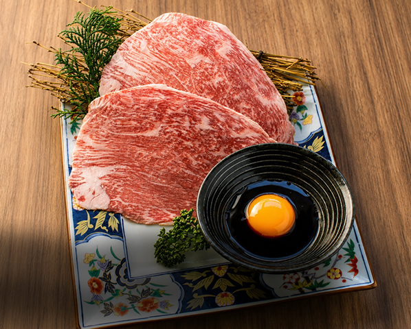 和牛イチボ焼きしゃぶ